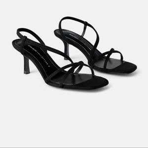 Zara Midheel Strap Sandals